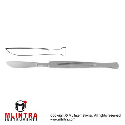 Dissecting Knife / Opreating Knife Bellied Blade - Fig. 6 Stainless Steel, 14 cm - 5 1/2" Dissecting Knife / Opreating Knife Bellied Blade - Fig. 6 Stainless Steel, 14 cm - 5 1/2"